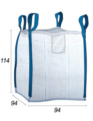 Sacchetti per materiale Resistente e rinforzato - 90X90X110