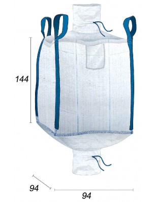 Big Bag Agricoltura - Fanghi e limette - 90X90X140
