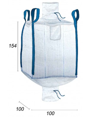 Big Bag per contributo agricolo - 96X96X150