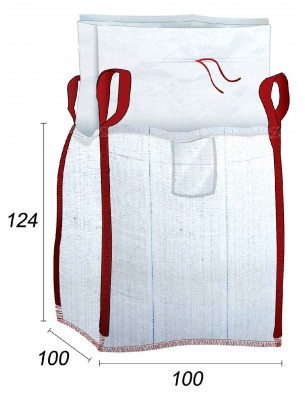 Big Bag Fodera interna in PE inclusa - 96X96X120