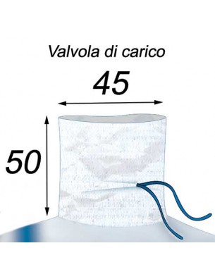 Big Bag Stoccaggio di merci voluminose - 95X95X200  Valvola di Carico 45X50