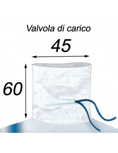 Qbag Tutti i cereali e i semi oleosi - 93X113X180  Valvola di Carico 45X60